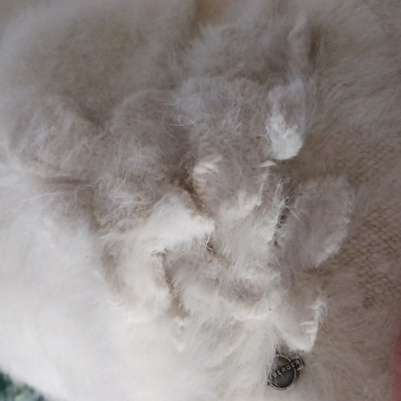 Seeberger Cream Colored Rabbit Hair Bucket Hat - Picture 7 of 16